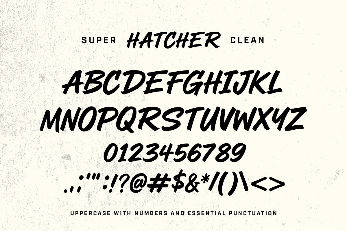 Hatcher - A Versatile Brush Font, a Handwritten Font by Slapshot Design Co (Photo 5 of 6)