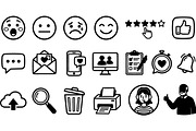 Minimalist Social Icons Set, an Illustration by designvectx (Thumbnail 2 of 3)
