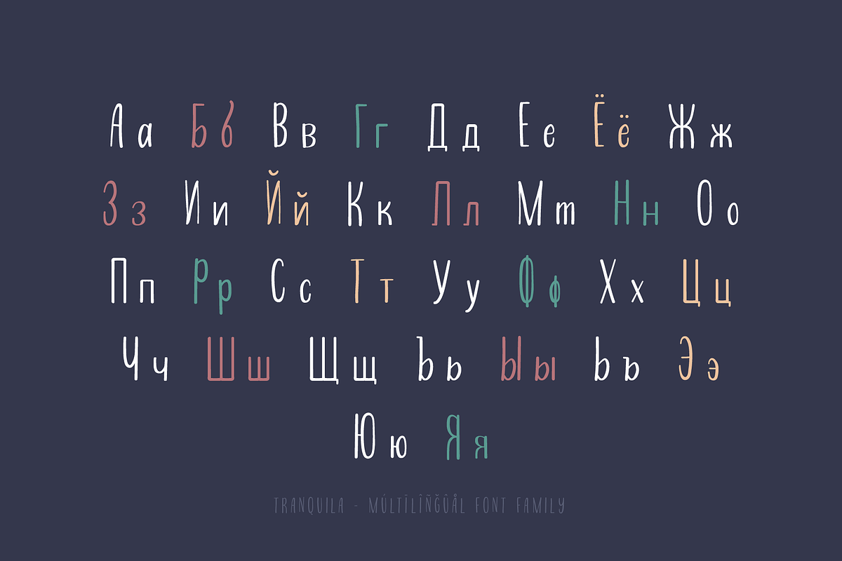 Tranquila Handwritten Font Family, a Script Font by alpercakici (Photo 7 of 15)
