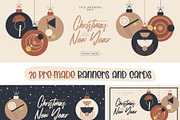 Boho Xmas Set, a Decorative Illustration by Lunarts Studio (Thumbnail 5 of 7)