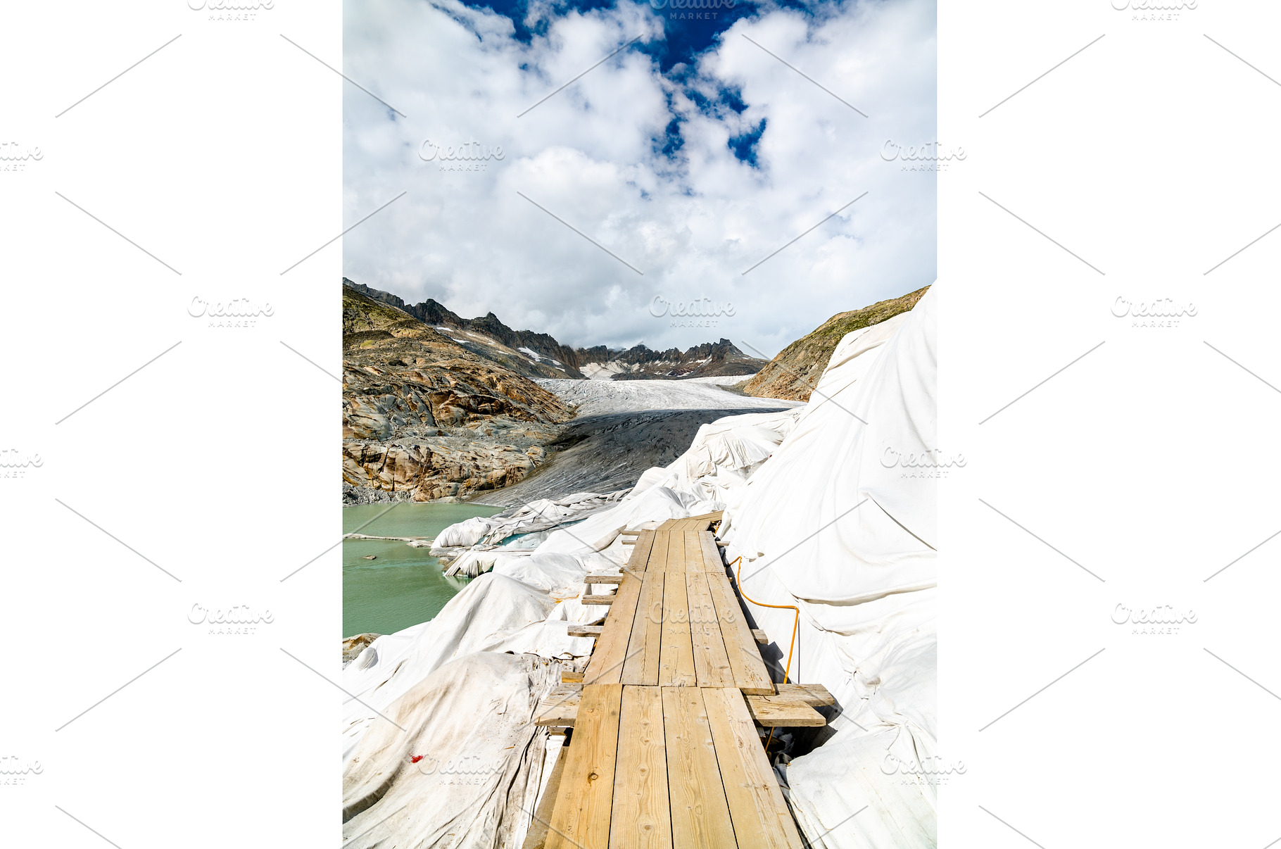 The Rhone Glacier, the source of the, a Nature Photo by Leonid Andronov