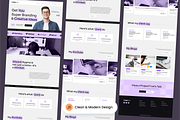 Personal Portfolio Landing Page, a Landing Page Template by SLAB! Design (Thumbnail 3 of 3)