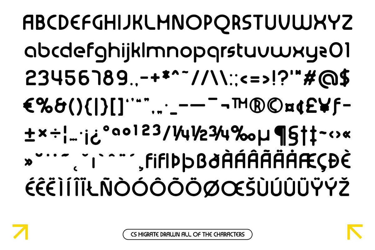 CS Migrate Drawn, a Sans Serif Font by Craft Supply Co. (Photo 8 of 8)