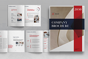 Bue and Red Business Brochure, a Brochure Template by Boris Cupac (Thumbnail 1 of 7)