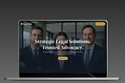 LawOne - Law Firm Framer Template, an UI Kit Template by Frameko (Thumbnail 1 of 4)
