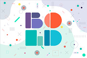 Quo Duo-Geometric display typeface, a Font by Srg® (Thumbnail 4 of 8)