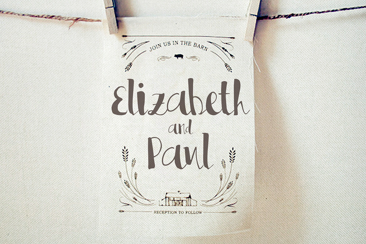 Lisa Marie Script, a Script Font by BlueRobinDesignShop (Photo 5 of 7)