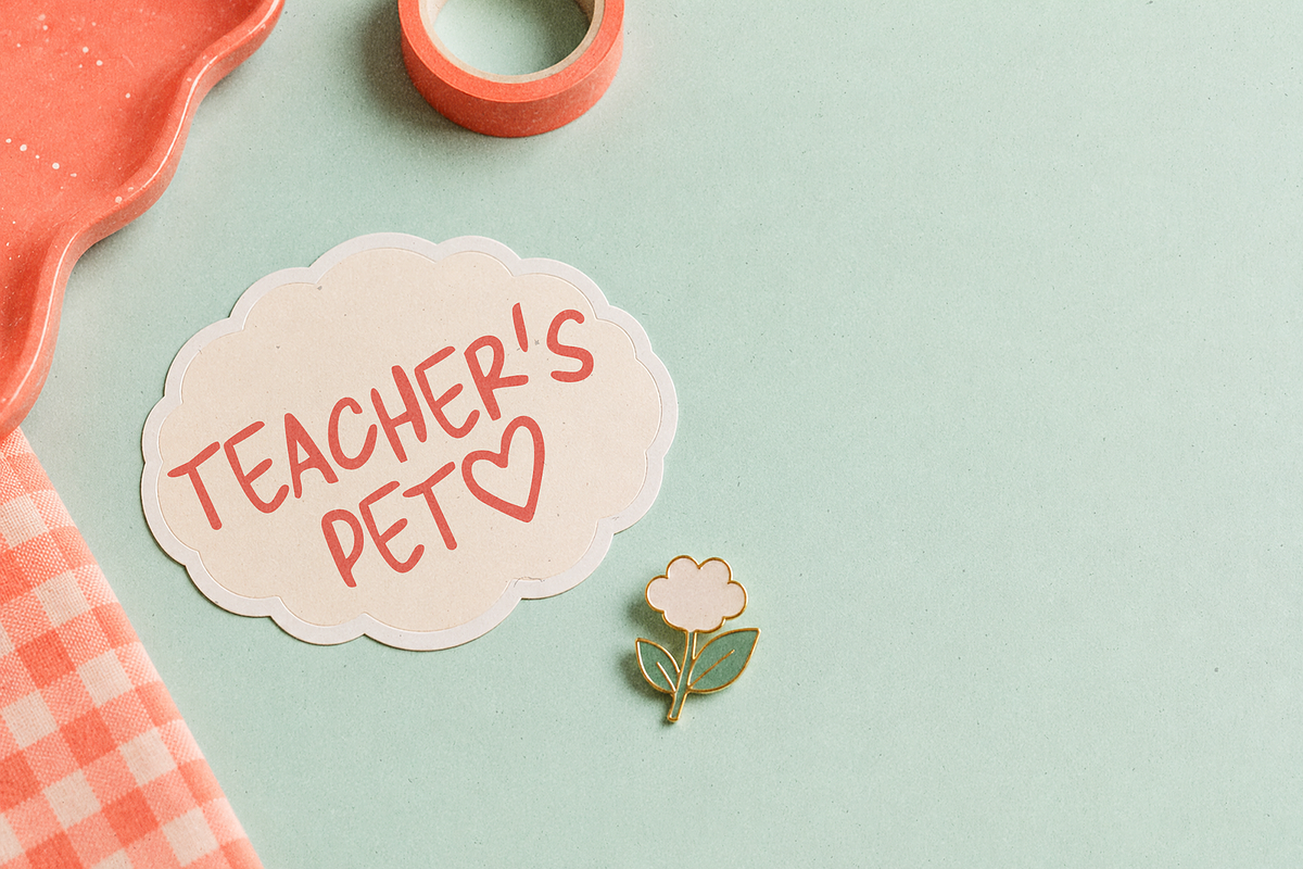 Classroom Crush — Handwritten Duo, a Handwritten Font by Mix Fonts (Photo 9 of 11)