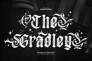 Gradley | Blackletter Font, a Blackletter Font by Denustudios (Thumbnail 1 of 12)