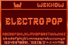 Electro Pop font