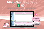 Shopify Seller Planner Spreadsheet, a Stationery Template by bellaROSEworkshop (Thumbnail 3 of 6)
