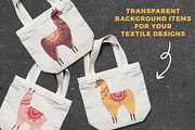 Vector Llama items and patterns, an Object Graphic by Laura Camoe (Thumbnail 7 of 7)