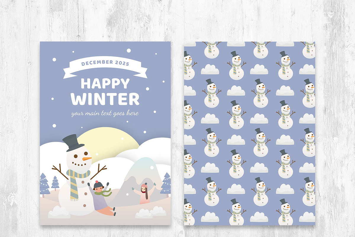 Christmas Greeting Card Templates, a Card Template by BrandPacks (Photo 11 of 11)