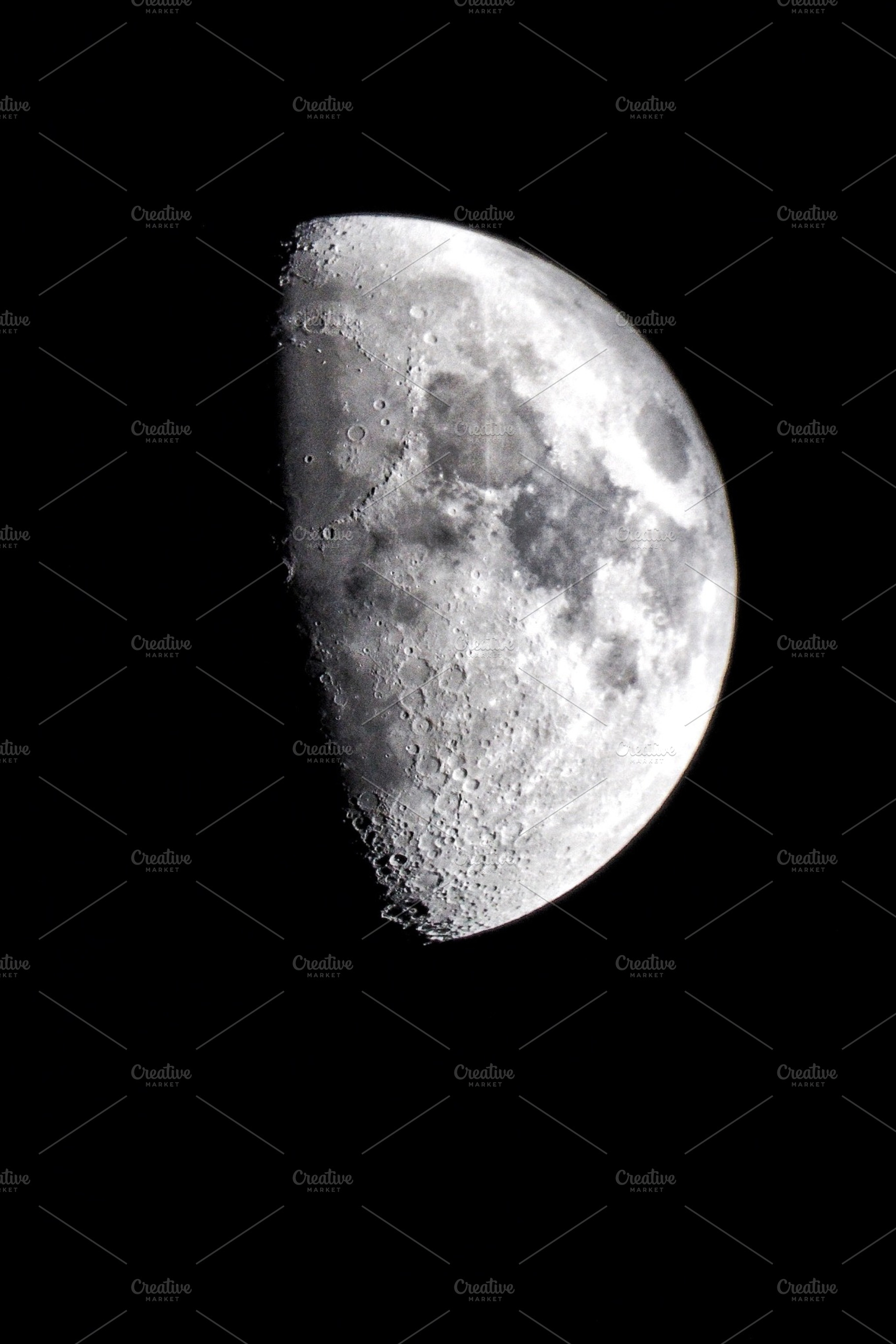 Moon stock photo containing photos and art, a Nature Photo by Marie Dumora