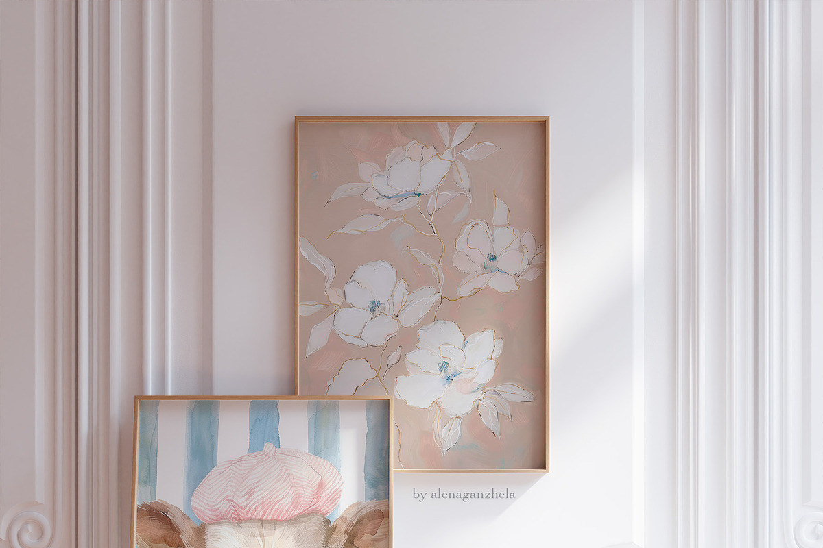 INFANT - vintage nursery art posters, a Background Graphic by alenaganzhela (Photo 6 of 8)