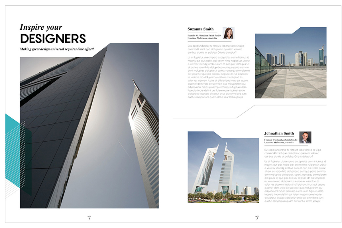 Magazine Template InDesign 09, a Magazine Template by Love Graphic Design (Photo 11 of 28)