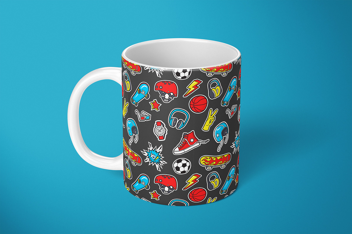 Kid's Retro Cliparts & Patterns, an Object Illustration by Naty Art (Photo 3 of 6)