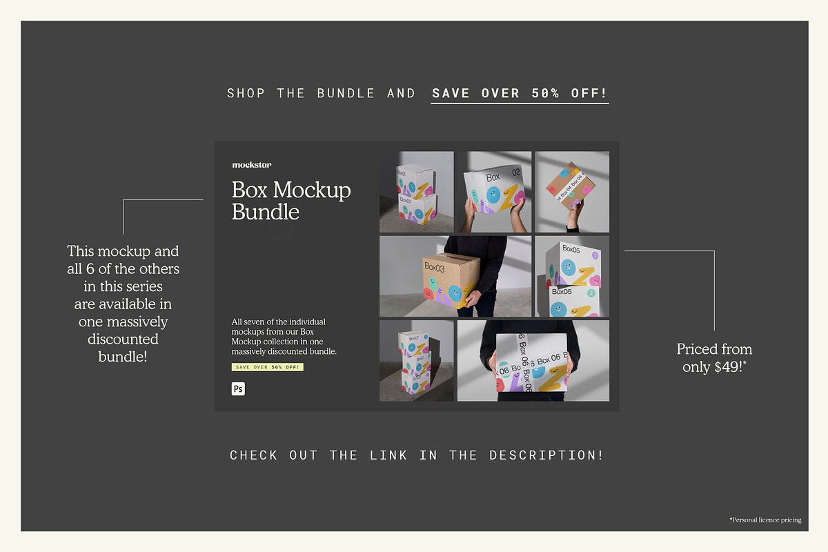 Packaging Box 05 Mockup, a Packaging Mockup by mockstar (Photo 12 of 12)