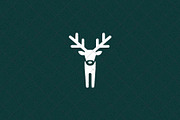 Minimalist Deer Icon, an Animal Illustration by Vectorium Studio (Thumbnail 3 of 4)