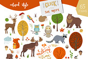 Woodland Animals Pack, an Animal Illustration by MaljukArt (Thumbnail 3 of 15)