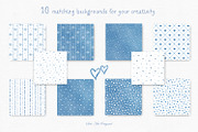 Watercolor Blue Frames Borders, an Object Graphic by Solo Art Original (Thumbnail 6 of 15)