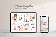 SALE! Ladyboss Pinterest Templates, a Social Media Template by SwitzerShop (Thumbnail 5 of 8)