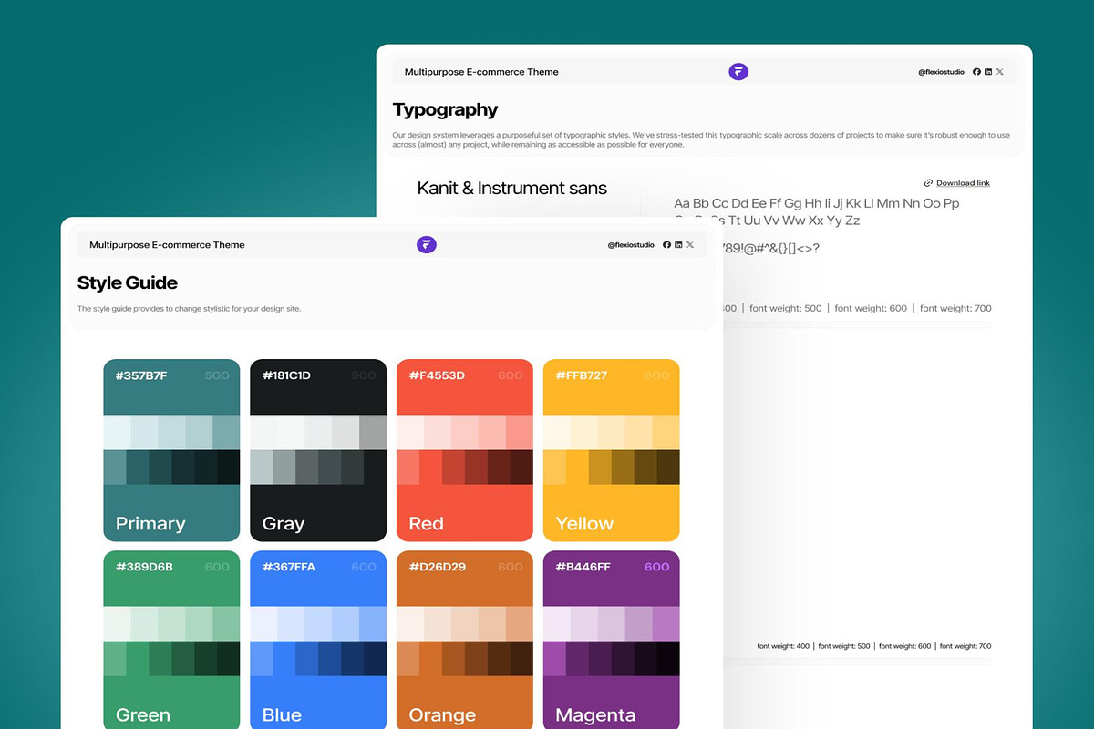 Multipurpose eCommerce Online Store, an UI Kit Template by Lumina_ui_ux202 (Photo 2 of 3)