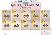 75 Lasercut EARRING FILE SVG BUNDLE, an Object Graphic by Pixelkrafter (Thumbnail 3 of 9)