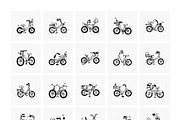 Bicycles Drawing Icons, a Solid Icon by Prosymbols (Thumbnail 5 of 5)