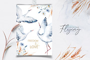 Storks and wild flowers collection, an Animal Illustration by Peace ART (Thumbnail 14 of 15)
