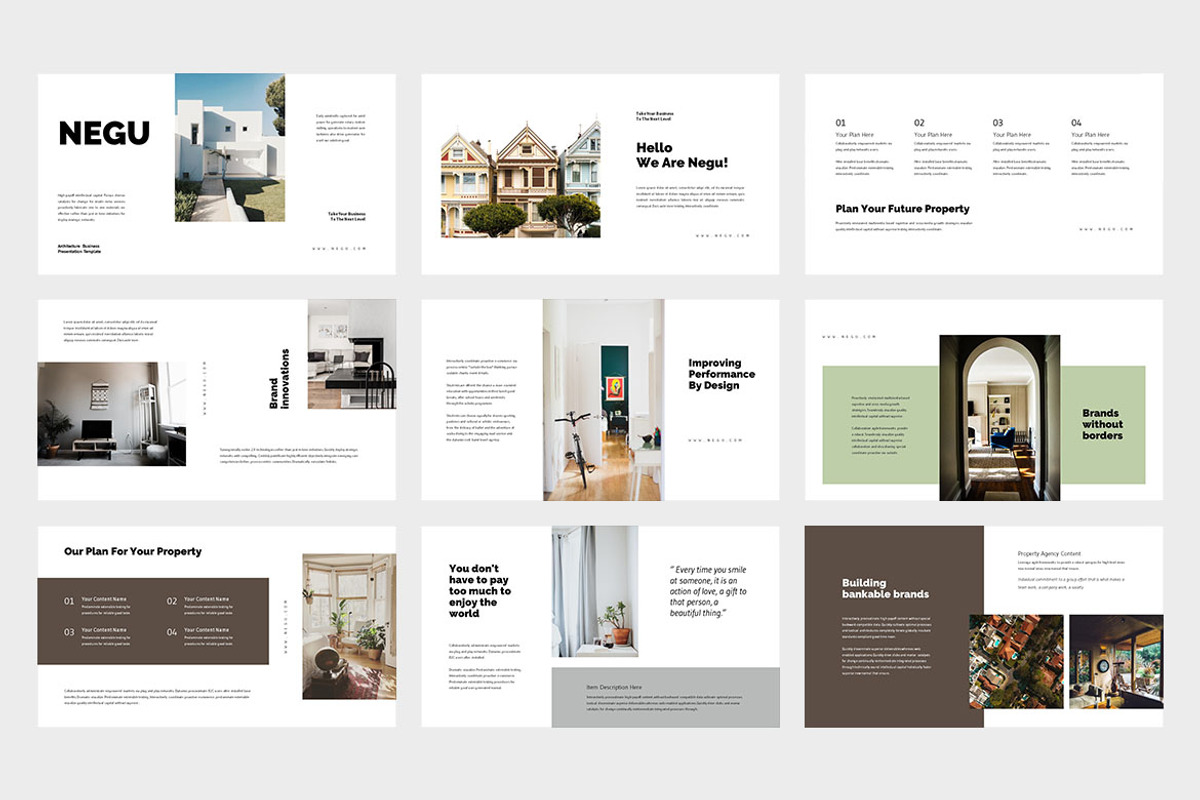 Negu : Real Estate Google Slides, a Presentation Template by Punkl Camp (Photo 2 of 9)