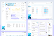 School Management Dashboard, an UI Kit Template by peterdraw (Thumbnail 3 of 7)