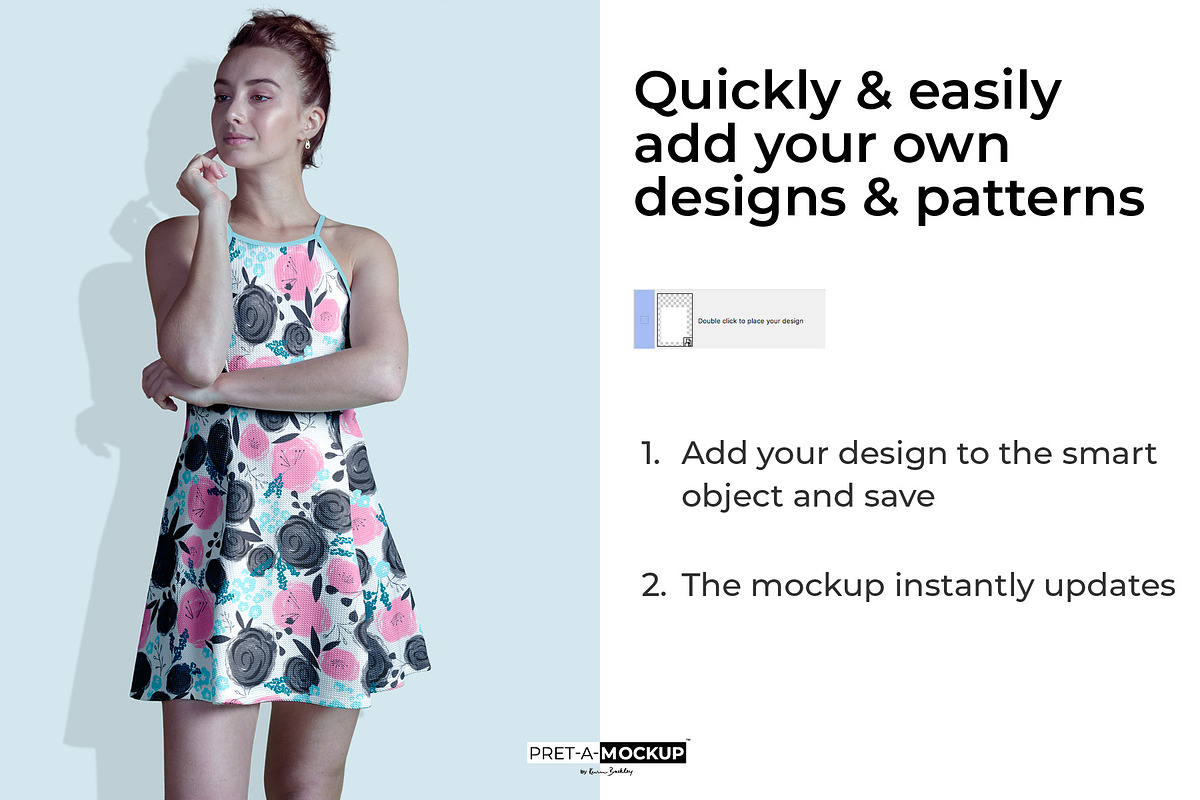 Short Dress Mockup, a Books & Magazine Mockup by Pret-a-Mockup (Photo 3 of 7)