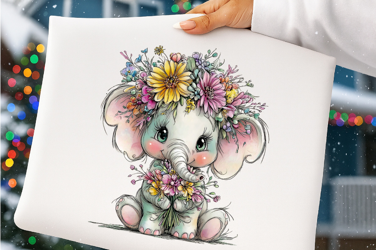 Whimsical spring animals clipart, an Illustration by SinaCreation (Photo 4 of 6)