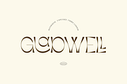 GLADWELL - Display Font, a Sans Serif Font by Luxima (Thumbnail 1 of 13)