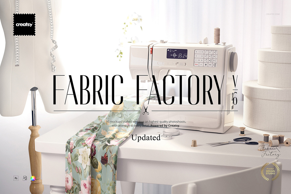Fabric Factory v.6 Mockup Bundle, a Merchandise Mockup by creatsy5 (Photo 1 of 13)