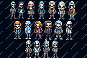 skeleton costume,halloween art, an Object Graphic by DreamerStarCo (Thumbnail 3 of 7)