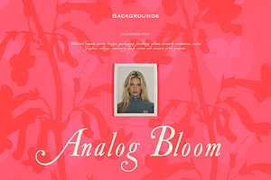 Analog Bloom Backgrounds