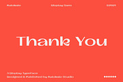 Kylie Boga Display Sans Font, a Sans Serif Font by Kulokale (Thumbnail 10 of 10)