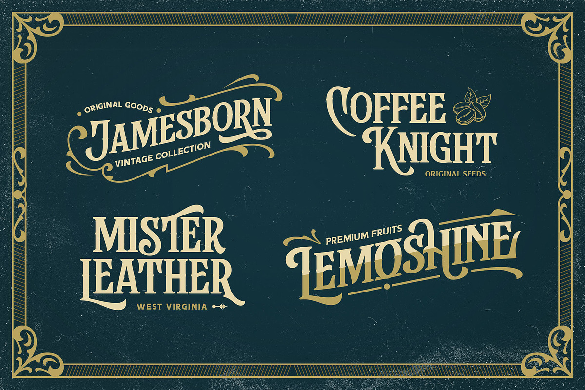 Stanford Breath - With Extras, a Serif Font by Arterfak Project (Photo 7 of 12)
