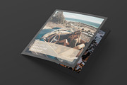 Square Trifold Brochure Mockups, a Print Template by Mockups by Carlos Viloria (Thumbnail 10 of 23)