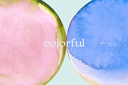Watercolor Circles, an Object Graphic by Basia Stryjecka (Thumbnail 3 of 16)
