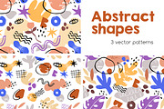 Abstract shapes seamless patterns, a Pattern Graphic by Good Studio (Thumbnail 1 of 8)