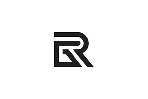 GR Or RG Logo Design