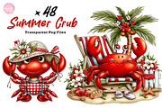 Whimsical Summer Crub Clipart, an Illustration by CreationArt (Thumbnail 1 of 7)