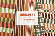 Autumn Plaid & Stripe Patterns, a Pattern Graphic by Essentially Nomadic (Thumbnail 1 of 12)