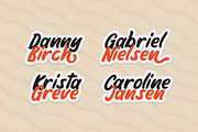 The Kindamana - Handwritten Display, a Font by Rillatype (Thumbnail 5 of 12)