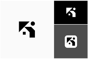 Home House Abstract Geometric Logo, a Branding & Logo Template by ika trisiana