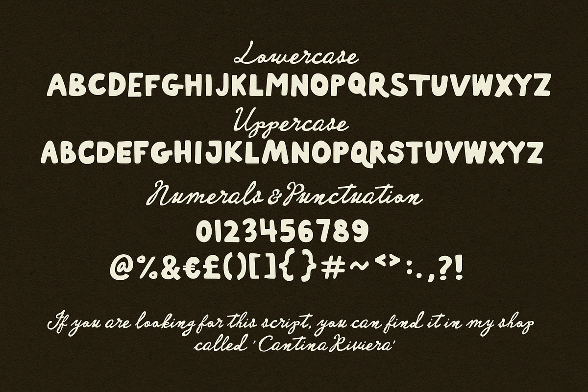 Pizza Club Font Family, a Handwritten Font by Nicky Laatz (Photo 10 of 11)