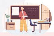 Teacher & Classroom Vector Set, an Education Illustration by IRSYART (Thumbnail 6 of 10)